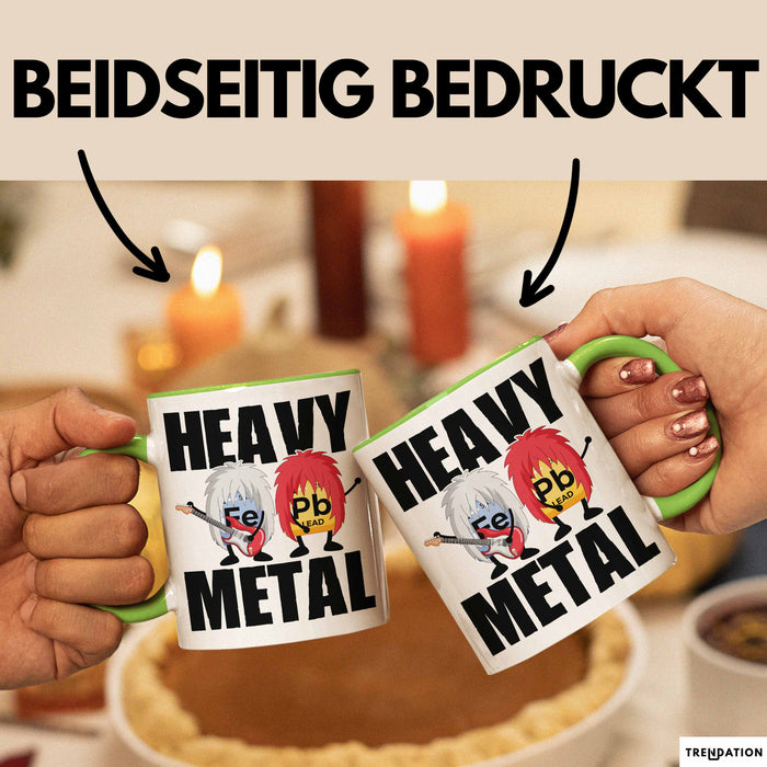 Punk Rock Metal Chemiker Tasse Geschenk Lustiger Spruch Musiker Wissenschaft Grün Trendation