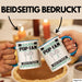 Pop-Fan Tasse Geschenk für Pop-Fan Geburtstag Lustiger Spruch Kaffee-Becher Was Ist Deine Superkraft Blau Trendation