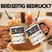 Norddeutsche Tasse Geschenk Windstärken Schaf Kaffee-Becher Geschenkidee Schwarz Trendation
