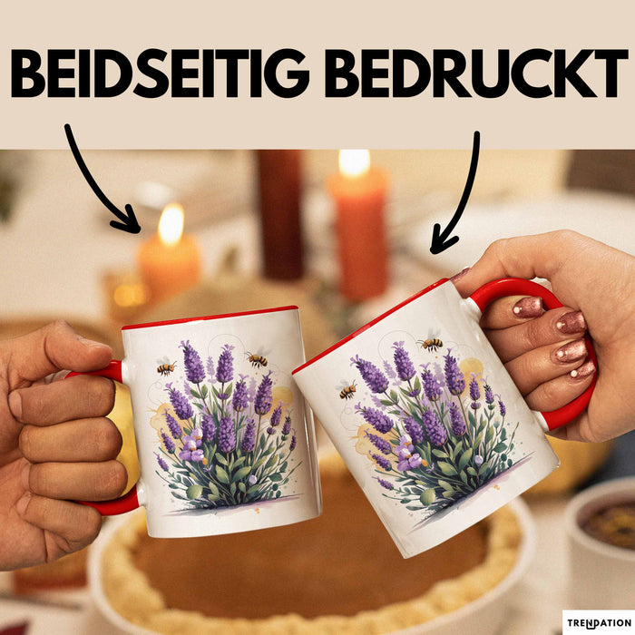Gärtner Tasse Geschenkidee für Pflanzenliebhaber Spruch Rot Trendation