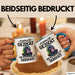 Realschule Bestanden Fachabitur Prüfung Zocker Tasse Geschenk Zuhause Gezockt Realschule Gerockt Kaffee-Becher Blau Trendation