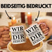Büroarbeit Kollege Abschied Tasse Geschenk Lustige Geschenkidee Spruch Wir Werden Dir Fehlen Rosa Trendation