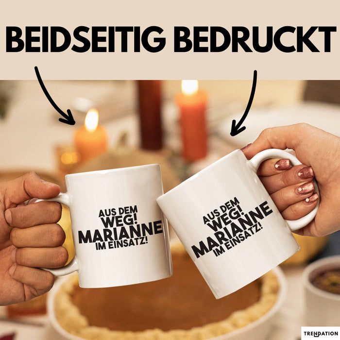 Marianne Tasse Aus Dem Weg! Marianne Im Einsatz! Geschenk