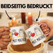 Lustige Tasse Geschenk Zwei Pinguine Mit Herz Witziger Becher Mut Rosa Trendation