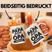 Papa Vatertag Tasse Becher Geschenk Lustige Geschenkidee Spruch Als Papa Geliebt Als Opa Vergöttert Weiß Trendation