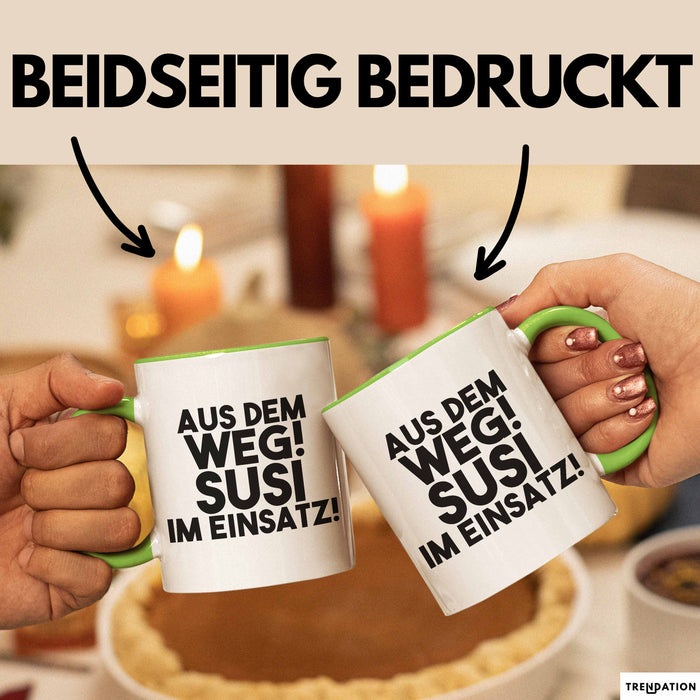 Susi Tasse Aus Dem Weg! Susi Im Einsatz! Geschenk