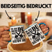 Waldarbeiter Geschenk Tasse Du Bist Nicht Du Wenn Die Kette Stumpf Ist Holz-Arbeiter Kettensäge Kaffee-Becher Blau Trendation