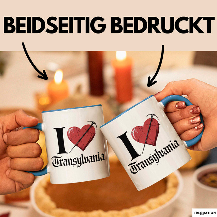 Transsilvanien Tasse Geschenk Lustige Geschenkidee Spruch Blau Trendation