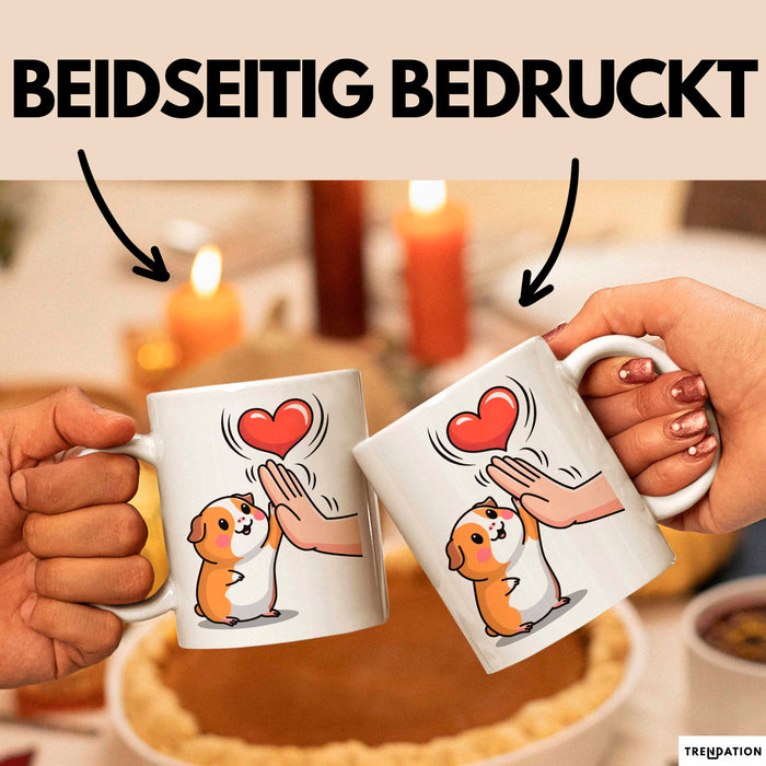 Meerschweinchen Tierliebhaber Tasse Geschenk Lustige Geschenkidee Spruch Weiß Trendation