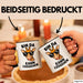 Sarkastische Giraffe Tasse Geschenk Lustige Geschenkidee Spruch Bin Da Kann Losgehen Schwarz Trendation