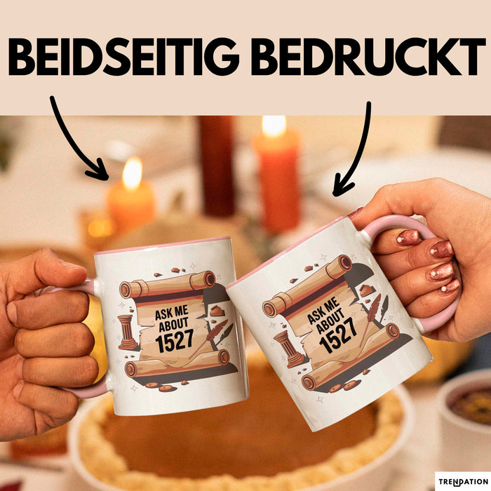 Geschichtsfan Tasse Geschenk Lustige Geschenkidee Spruch Für Geschichts Liebhaber Rosa Trendation
