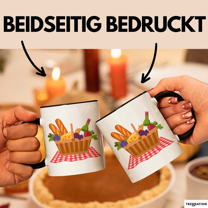 Picknick Fan Tasse Geschenkidee für Draußen Essen Liebhaber Trendation