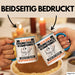 Soundtrack-Komponist Tasse Geschenk für Soundtrack-Komponist Geburtstag Lustiger Spruch Kaffee-Becher Was Ist Deine Superkraft Blau Trendation