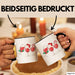 Weihnachten Weinglas Tasse Geschenk Weihnachtliche Grafik Weinliebhaber Kaffee-Becher Trendation