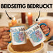 6. Geburtstag Mädchen Geschenk Meerjungfrau Geschenk Tasse für Mädchen Nymphe Nixe Becher Grafik Blau Trendation
