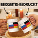 Russe Tasse Geschenk Russland Deutschland Flagge Geschenkidee Rosa Trendation