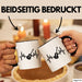 Gitarrist Geschenk Tasse für Gitarrenspieler Männer Geschenkidee Herzschlag Gitarre Kaffee-Becher Schwarz Trendation