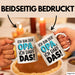 Opa Großvater Tasse Becher Geschenk Lustige Geschenkidee Spruch Ich Bin Der Opa Ich Darf Das Weiß Trendation