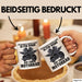 Motorradfahrer Geschenk Tasse Kaffee-Becher Motorrad Spruch Unterschätze Niemals Einen Alten Mann Auf Einem Motorrad Spruch Männer Weiß Trendation