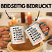 Medizinstudent Arzt Tasse Geschenk Lustige Geschenkidee Spruch Essen Schlafen Lernen Panik Prüfungen Panik Schlafen Blau Trendation