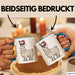 Lama Weihnachtsfeier Tasse Geschenk Lustige Geschenkidee Spruch Blau Trendation