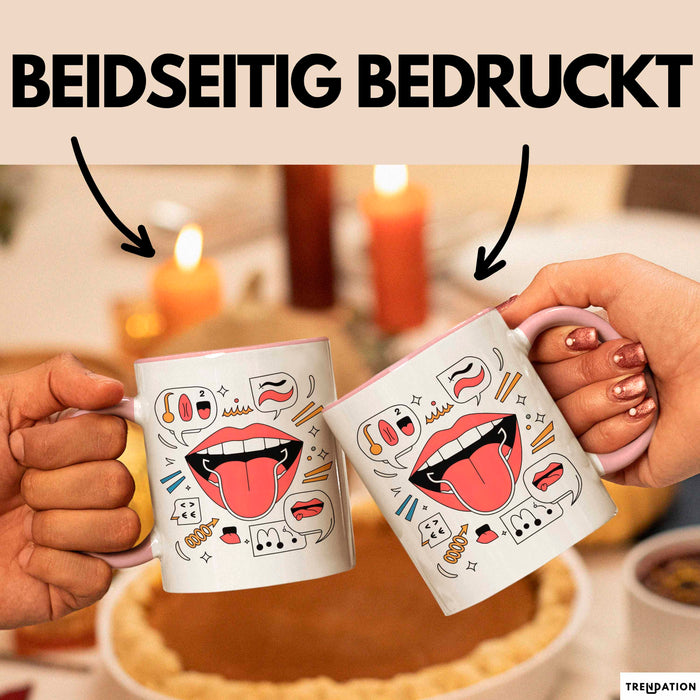 Akzent Coach Tasse Geschenk Lustige Geschenkidee Spruch Für Sprach Trainer Rosa Trendation