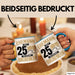 Ehemann Tasse Geschenk 25 Jahre Hochzeitstag Lustiger Spruch Silberhochzeit Blau Trendation
