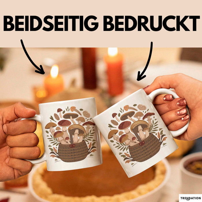 Sammler Tasse Geschenkidee für Wildnahrungs Entdecker Weiß Trendation