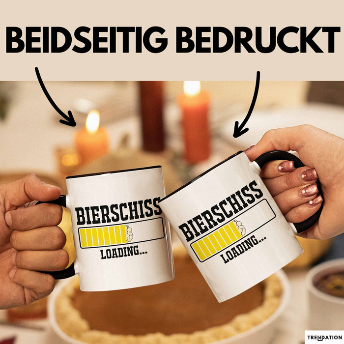Bierschiss Loading Tasse Geschenk Der Morgen Danach Trendation