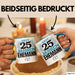Silberhochzeit 25 Jahre Tasse Geschenk Ehemann Seit Silberhochzeit Spruch Blau Trendation