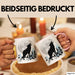 Wolf Tasse Geschenk Heulender Wolf Vollmond Grafik Geschenkidee Rosa Trendation