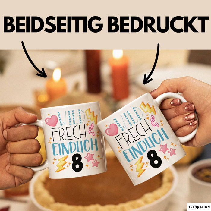 Witzige Tasse Geschenk Wild Frech Und Einfühlsam Süßes Design Weiß Trendation