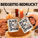 Sarkastische Ente Tasse Geschenk Lustige Geschenkidee Spruch Frieden war nie eine Option Schwarz Trendation