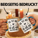 Weintrinkerin Tasse Geschenk Die Tut Nix Die Will Nur Wein Kaffee-Becher Blau Trendation