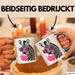 Zebra Kaugummi Tasse Geschenk Lustige Geschenkidee Spruch Blau Trendation