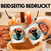 Retro Koala Tierliebhaber Tasse Geschenk Lustige Geschenkidee Spruch Blau Trendation