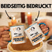 Drum-and-Bass-DJ Geschenk Tasse So Gut Kann Nur Ein Drum-and-Bass-DJ Aussehen Geschenkidee Kaffee-Becher Blau Trendation