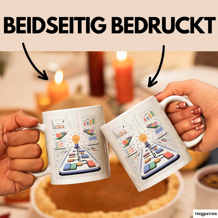 Produktmanager Tasse Geschenk Lustige Geschenkidee Spruch Für Produkt Strategen Weiß Trendation