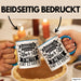 Handball Geschenk Tasse Geschenkidee Handball-Spieler Handballspielerin Mädchen Jungs Kaffee-Becher Ab 9 Meter Gibt Es Krieg Blau Trendation
