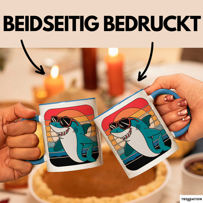 Wal Tier Tasse Geschenk Lustige Geschenkidee Spruch Blau Trendation