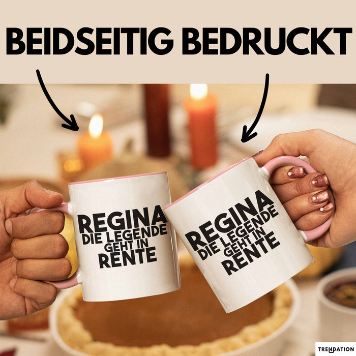 Regina Tasse Regina – Die Legende Geht In Rente Geschenk