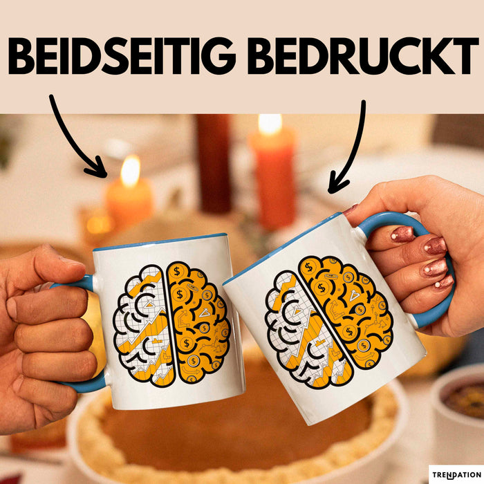 Ökonom Tasse Geschenk Lustige Geschenkidee Spruch Für Daten Denker Blau Trendation