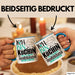 Köchin Ausbildung Start Geschenk Tasse Ich Bin Köchin In Der Ausbildung Ich Darf Das Kaffee-Becher Geschenkidee Blau Trendation