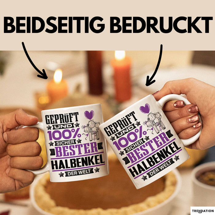 Halbenkel Geschenk Lustiger Spruch für Halbenkel Geschenkidee Bester Halbenkel Der Welt Weiß Trendation