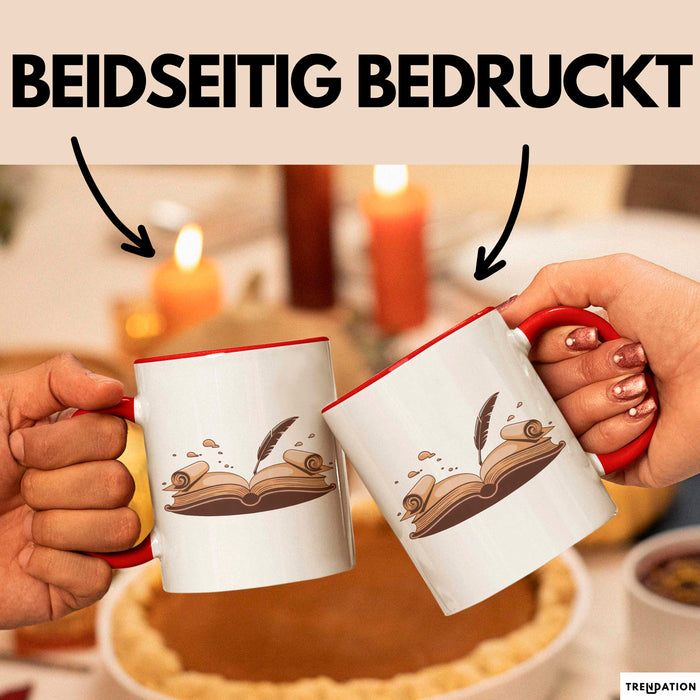 Historiker Tasse Geschenk Lustige Geschenkidee Spruch Für Geschichts Liebhaber Rot Trendation