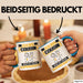 Cousin Tasse Geschenk für Cousin Geburtstag Lustiger Spruch Kaffee-Becher Was Ist Deine Superkraft Blau Trendation