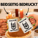 Glatzköpfige Männer Tasse Geschenk Lustige Geschenkidee Geiler Typ Mit Bart Und Glatze Grün Trendation