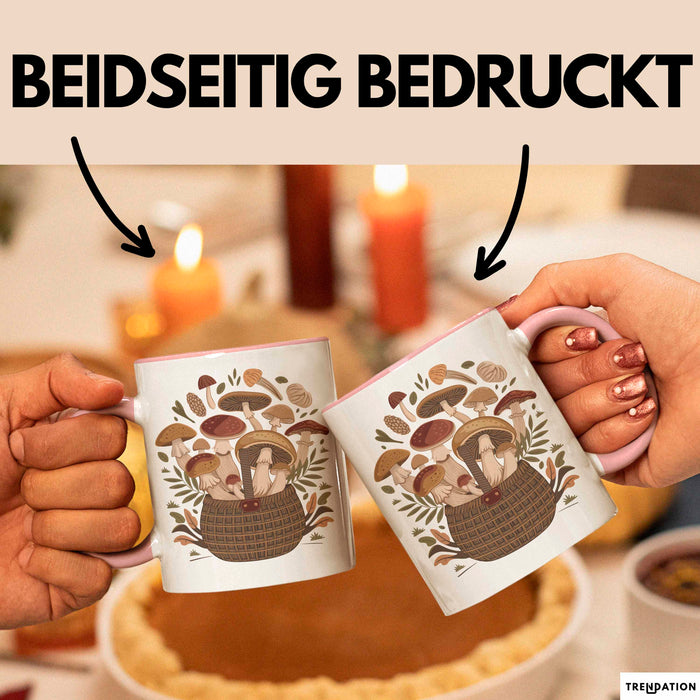 Sammler Tasse Geschenkidee für Wildnahrungs Entdecker Rosa Trendation
