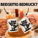 Waschbär Tierliebhaber Rockmusik Tasse Geschenk Lustige Geschenkidee Spruch Weiß Trendation
