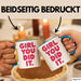 Schüler Abschluss Tasse Geschenk Lustige Geschenkidee Spruch Girl Du Hast Es Geschafft Blau Trendation